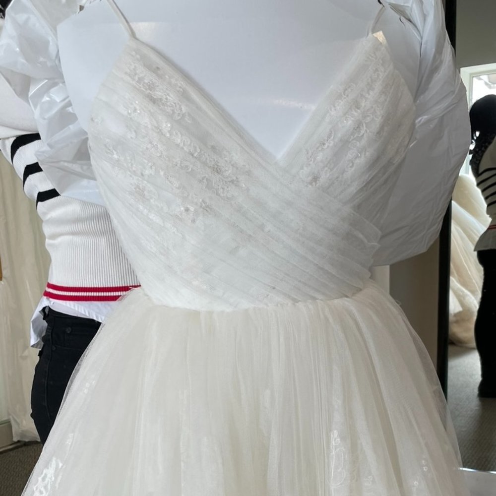 Rita Vinieris Wedding Mini Dress